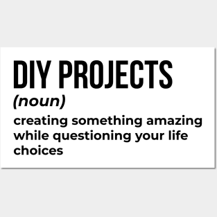 DIY Projects - Funny Definition (3) Posters and Art